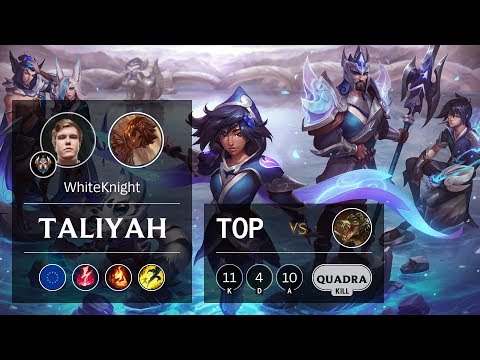 Taliyah Top vs Renekton - EUW Challenger Patch 9.8