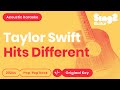 Taylor Swift - Hits Different (Acoustic Karaoke)