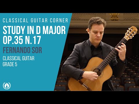 Sor Study in D Major, Op.35 no.17 - Grade 5 Classical Guitar Repertoire
