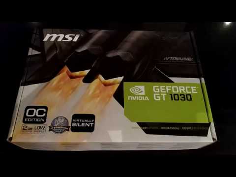 MSI GT1030 2GH LP OC 2GB