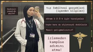 KeşkeDahaÖnceBilseydim Dediklerim😣+Tıpta Nasıl Çalışılır?🤓1,2,3 ve Tıp İsteyenle