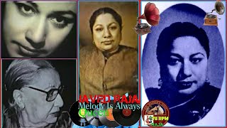 ZOHRA BAI-Film-JANNAT-{1949}~Aankhon Mein Chamak Dil
