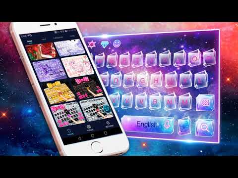 Neon galaxy keyboard Video