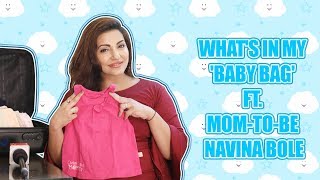 What's In My 'Baby Bag' Ft. Mom-to-be Navina Bole ||Ishqbaaz|| ||Exclusive|| video