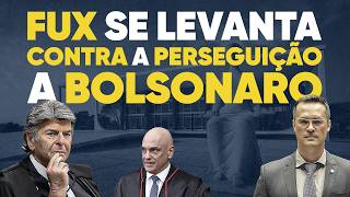 Fux vai contra prisão e censura de Bolsonaro e humilha Moraes!