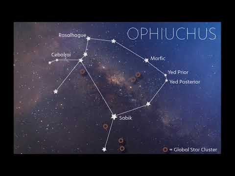 Sound of Constellation Of Stars In Ophiuchus ( By Stellar Angular Distance 432 Binaural )