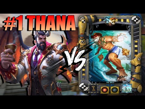 #1 THANATOS TAKES ON A TOP GM HE BO!  - Masters Ranked Duel - SMITE