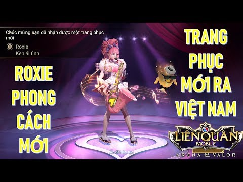 Gánh team cực gắt cùng Trang phục mới ROXIE Kèn ái tính phong cách tốc hành siêu phê