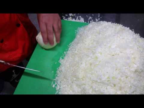 How to chop onions fast N easy with a sharp knife @chef3440