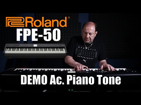 Roland FP-E50 - Demo Acoustic Piano Tone (No Talk!) by Andrea Girbaudo
