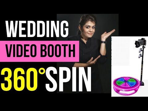 Event Video Booth SPIN 360° Cinematic|Wedding Shoot from Phone Camera |Superhit Concept for Guests