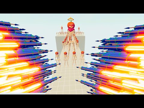 TABS 100 Skeleton Warriors VS Shooters. Tottaly accurate battler Simulator TABS