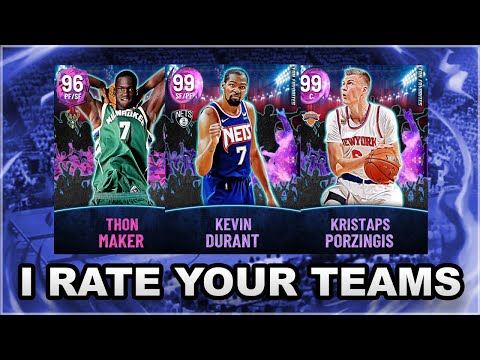I RATE & IMPROVE YOUR TEAM EP #35!! INSANE TEAMS IN THIS VIDEO!! NBA 2K22 MYTEAM