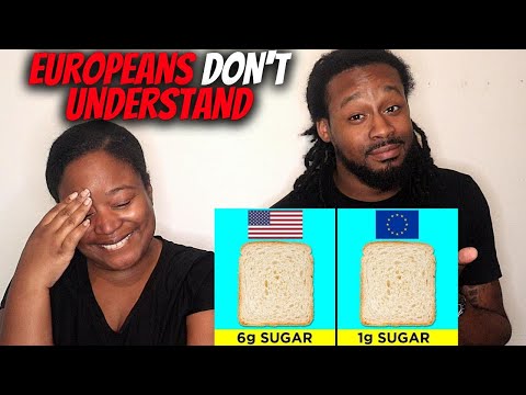 AMERICAN COUPLE REACTS "American Things Europeans Can't Understand" | The Demouchets REACT