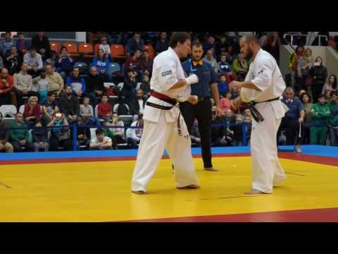 Тургунбоев Фарух vs  Ерёменко Александр - Чемпионат России по Киокусинкай 2016
