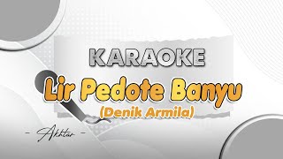 Download lagu LIR PEDOTE BANYU - Karaoke || DENIK ARMILA mp3
