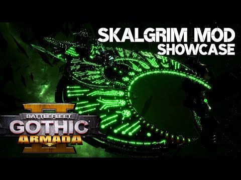 NEW BATTLESHIP: CAIRN ANNIHILATOR | Skalgrim Mod Showcase | Battlefleet Gothic: Armada 2