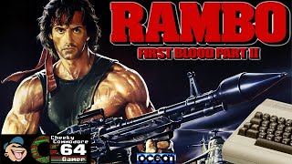 RAMBO: FIRST BLOOD PART II – Commodore 64 (1986) | Classic Top-Down Action