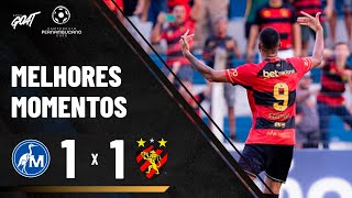 EM JOGO MARCADO POR GOLS ANULADOS, SPORT E MAGUARY EMPATAM PELO PERNAMBUCANO!