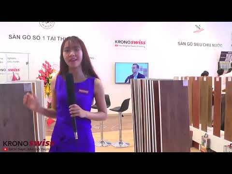 SÀN GỖ THUỴ SĨ - KRONOSWISS TẠI HỘI CHỢ VIETBUILD 2016