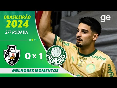 Gols e lances de Vasco da Gama x Palmeiras