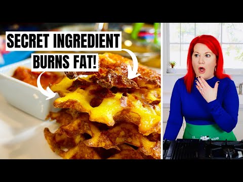 I Made 3-Ingredient Keto Pizza Chaffles THAT BURN FAT in 10 MINUTES | SECRET Fat Burning Ingredient