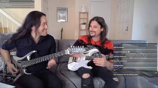 [DragonForce] Herman Li &amp; [Angra] Rafael Bittencourt - Cry Thunder Warm Up Jam