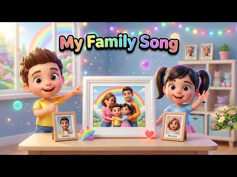 Hello Friends! My Family Song | Kids Learning Family Members | Nursery Rhymes | Rishik Films #kids