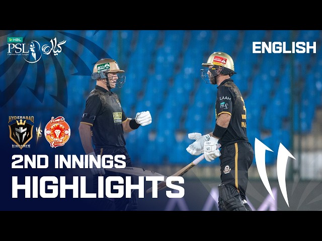 2nd Innings Highlights | Hyderabad Kingsmen vs Islamabad United | English | M21 | HBL PSL 11 | MZB1K 2nd Innings Highlights | Hyderabad Kingsmen vs Islamabad United | English | M21 | HBL PSL 11 | MZB1K