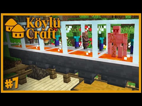 İRON GOLEM MAKİNASI ve SİSTEMİ - Modlu Survival 1.16 -  KöylüCraft #7