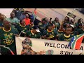 Rugby World Cup Winners Arriving Home In South Africa At O R Tambo