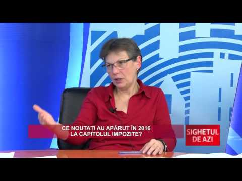 Sighetul de Azi 6 ianuarie 2016 P2 - Ce noutati au aparut in 2016 la capitolul impozite?