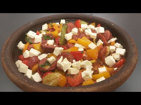 Rreze Dielli  20 Mars 2019 - Të Gatuajmë me Znj. Vjollca P2 Fërgesë me speca dhe sallam