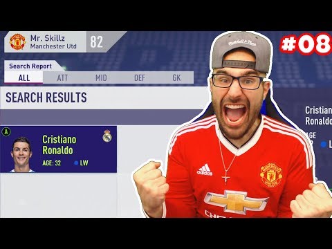 EPIC TRADE OFFER FOR RONALDO! - FIFA 18 Career Mode MANCHESTER UNITED #08