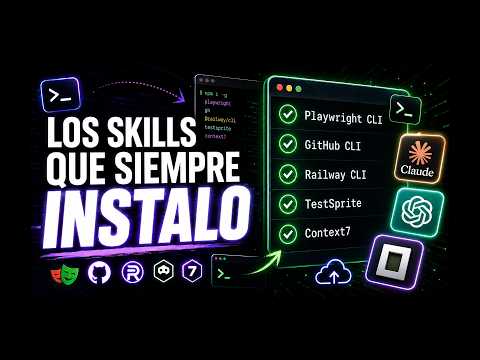 Las 6 CLIs y Skills que Siempre Instalo con Cualquier Agente IA