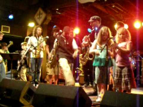 Make It Funky -- Groovesect with kids at Tipitina's Sunday Music Workshsop