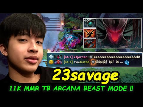 23savage - [Terrorblade Arcana] 11K MMR Carry Beast Mode Dota 2 pro Gameplay Perspective 7.27