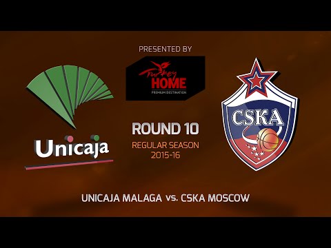 Highlights: RS Round 10, Unicaja Malaga 76-88 CSKA Moscow