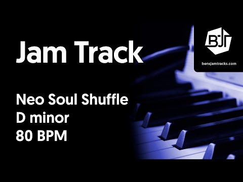 Neo Soul Shuffle Jam Track in D minor "Early Riser" - BJT #50