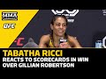 Tabatha Ricci Reacts To Scorecards In Robertson Win, Breaks Down Zhang x Lemos | UFC Jacksonville