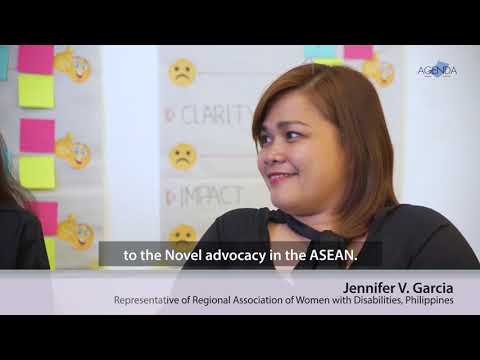 Image of the video: AGENDA Interview with Filipino Disability Rights Advocates