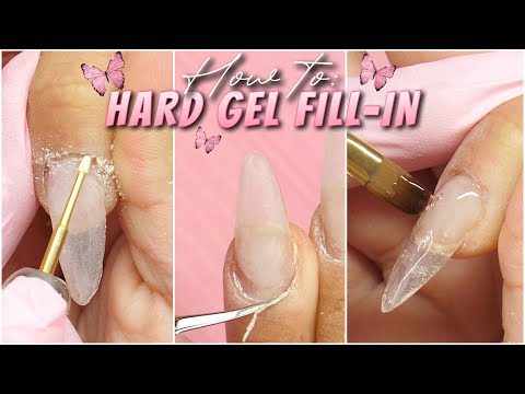 HOW TO: BUILDER GEL FILL IN | HARD GEL NAILS TUTORIAL