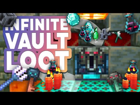 HOW TO OPEN TRIAL VAULT INFINITE TIMES! || Infinite Vault Loot 1.21 Minecraft Bedrock ||