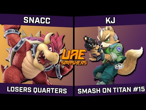 Snacc (Bowser) vs KJ (Fox) - Smash on Titan #15