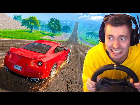 DESCENDO SEM FREIO o maior morro do BeamNG Drive!