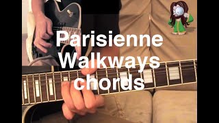 Parisienne Walkways Gary Moore chords and guitar lesson