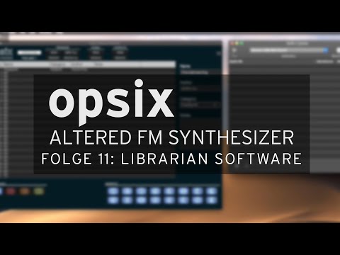 KORG opsix Master Class - Folge 11: die Librarian-Software