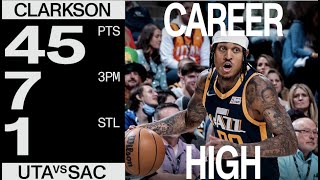 [高光] Jordan Clarkson 45分