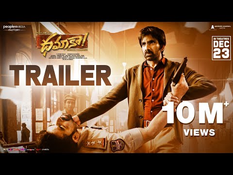 Dhamaka Telugu Movie Trailer | Ravi Teja | Sreeleela | Thrinadha Rao Nakkina | Bheems Ceciroleo