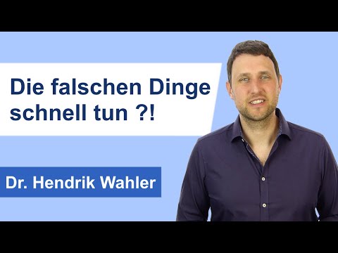 Effektivität: Dinge effizient tun vs. die richtigen Dinge tun